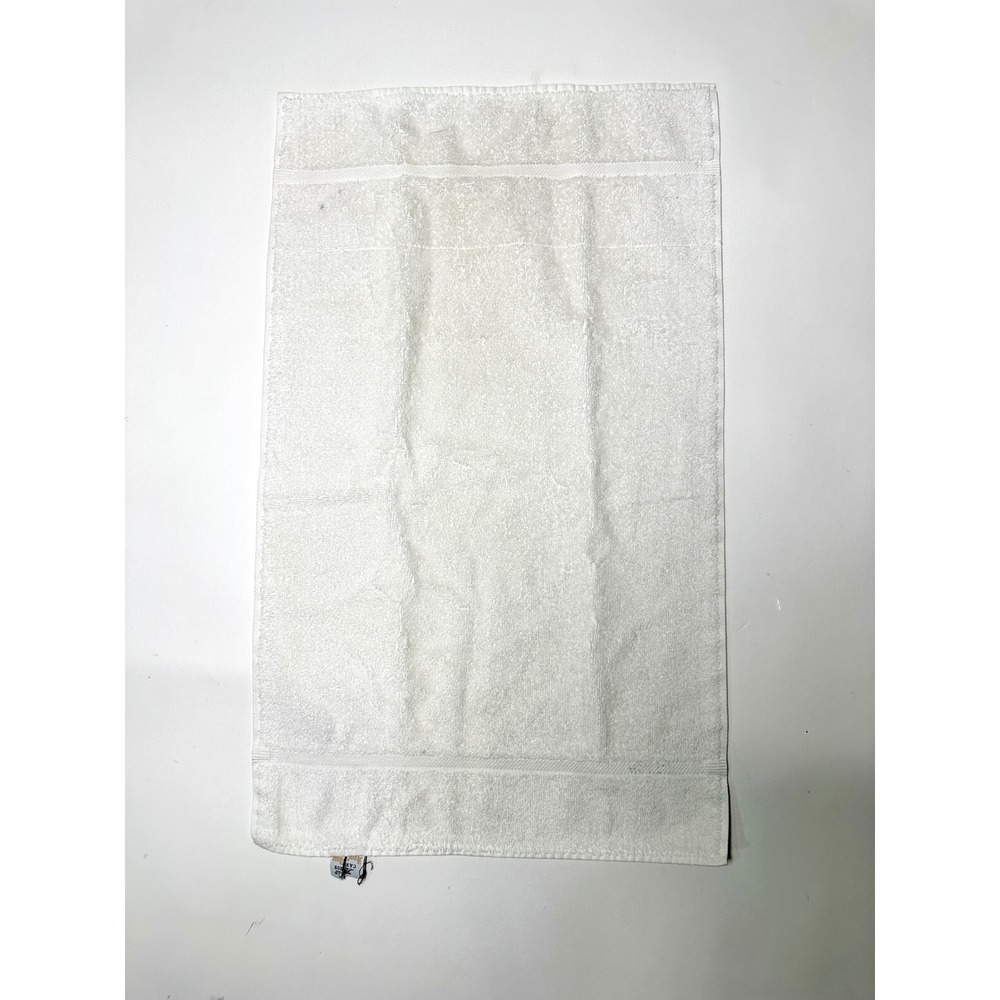 Vintage Royal Cannon Royal Family White Hand Towel 100% Cotton Made in USA 25x15